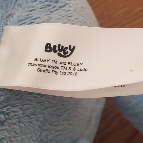 Plush 16" Bluey with Christmas Hat Stuffed Animal 2018 - Picture 5 of 6